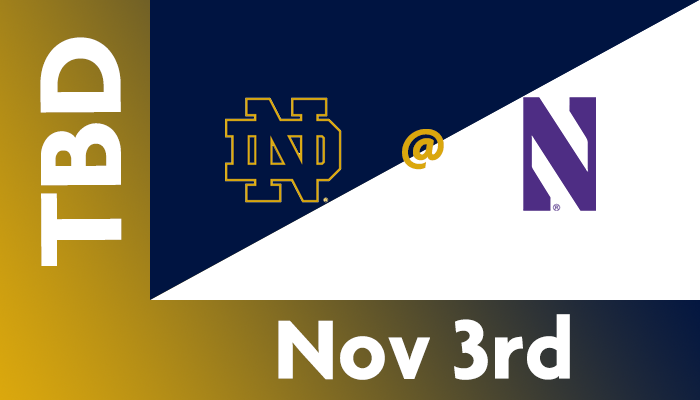 Notre Dame at Northwestern